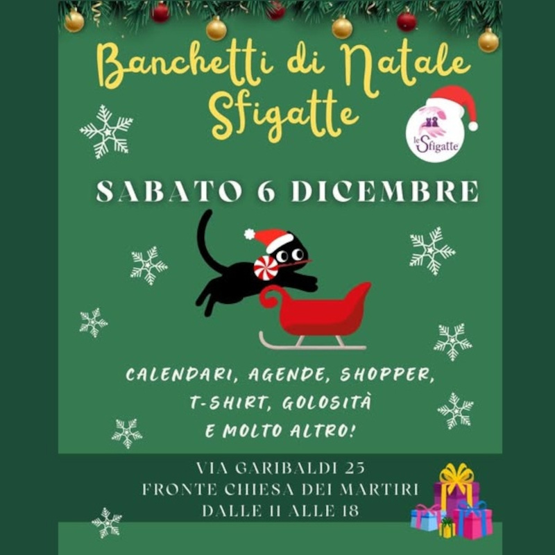 Banchetti di Natale Sfigatte: ecco il primo! - Associazione Le Sfigatte