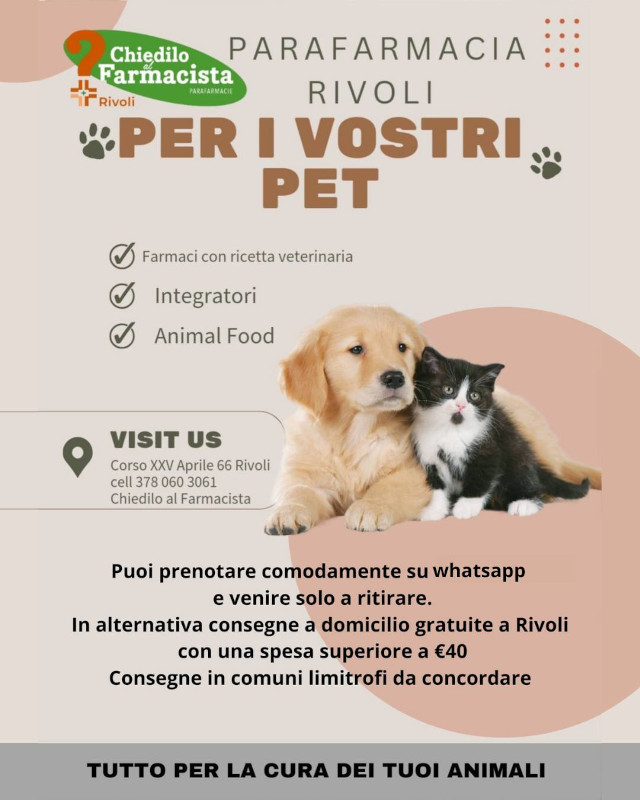 Parafarmacia Chiedilo al Farmacista | Associazione Le Sfigatte