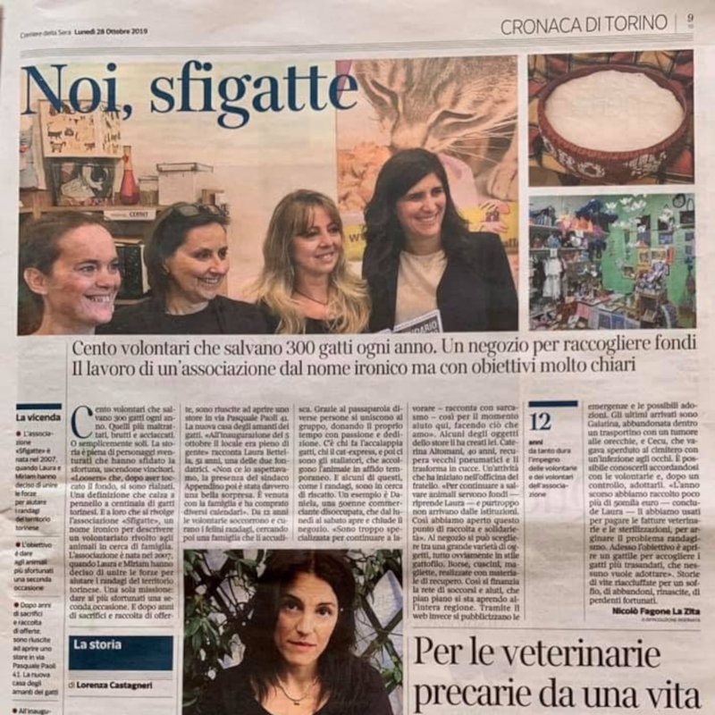 rassegna stampa Le Sfigatte