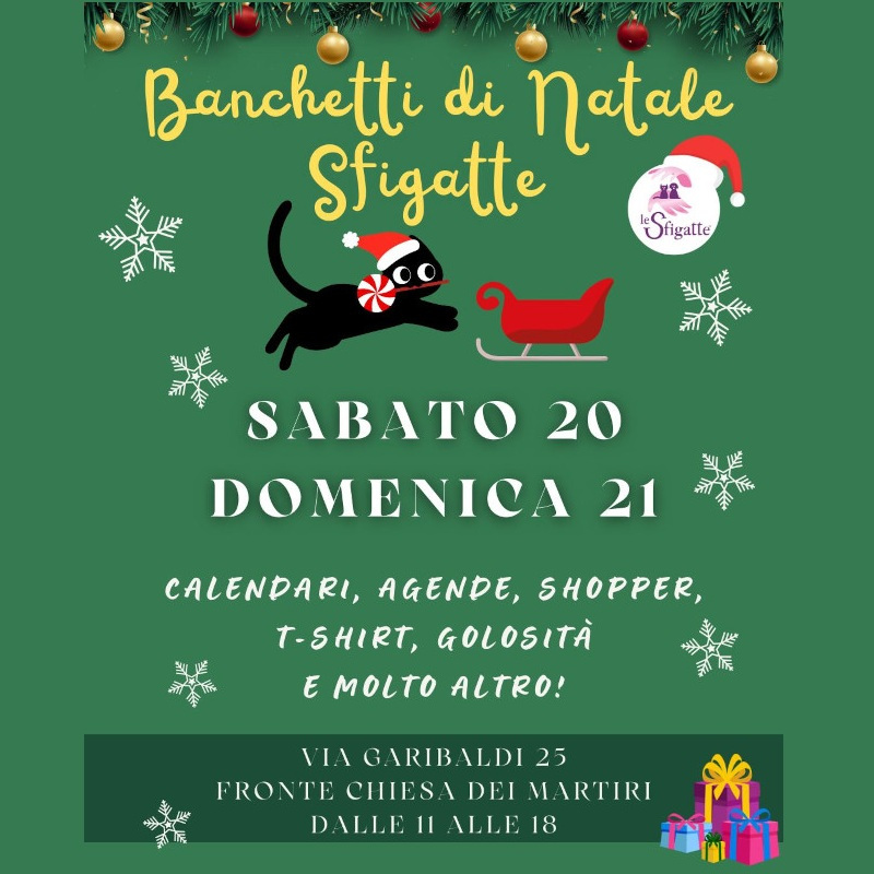 Oh Oh Oh, doppio banchetto di Natale Sfigatte nel weekend! Sabato 28 e domenica 29 dicembre | Associazione Le Sfigatte