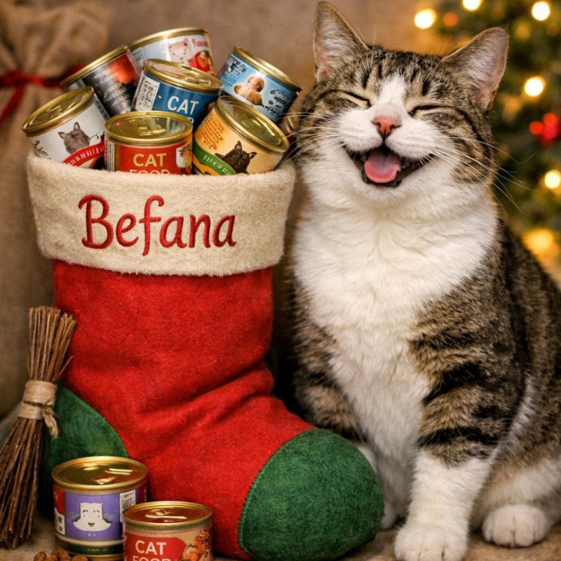 La Befana dei gatti.. siete voi <i class="fa fa-heart" style="color: #ff0000;"></i> | Associazione Le Sfigatte