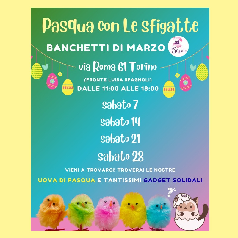 Banchetti Pasquali Le Sfigatte: pronti, partenza.. via! | Associazione Le Sfigatte