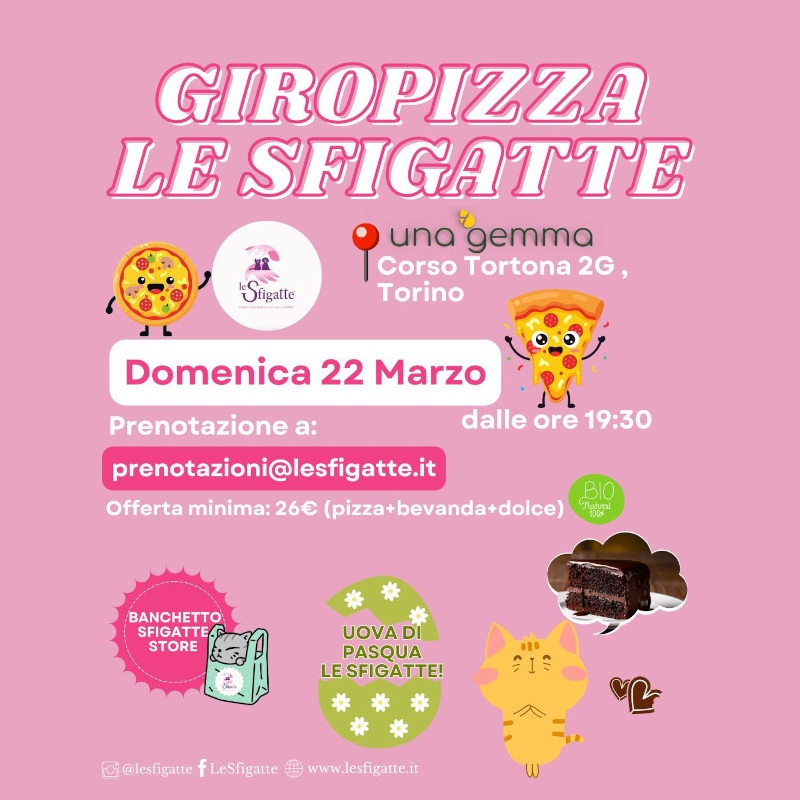 Giro Pizza, risate e.. una torta cioccolatosa da sogno! | Associazione Le Sfigatte