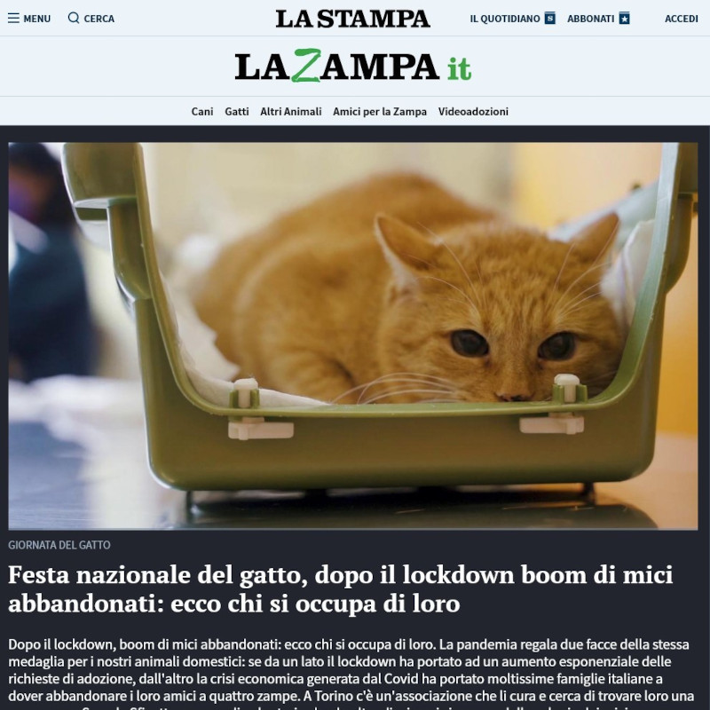 news di Le Sfigatte
