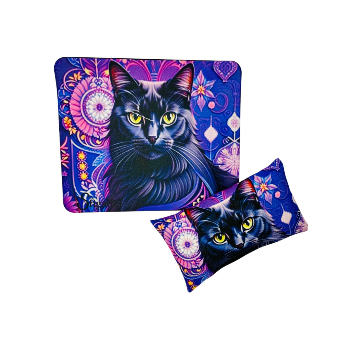 Tappetino mouse con cuscinetto poggiapolso | Associazione Le Sfigatte