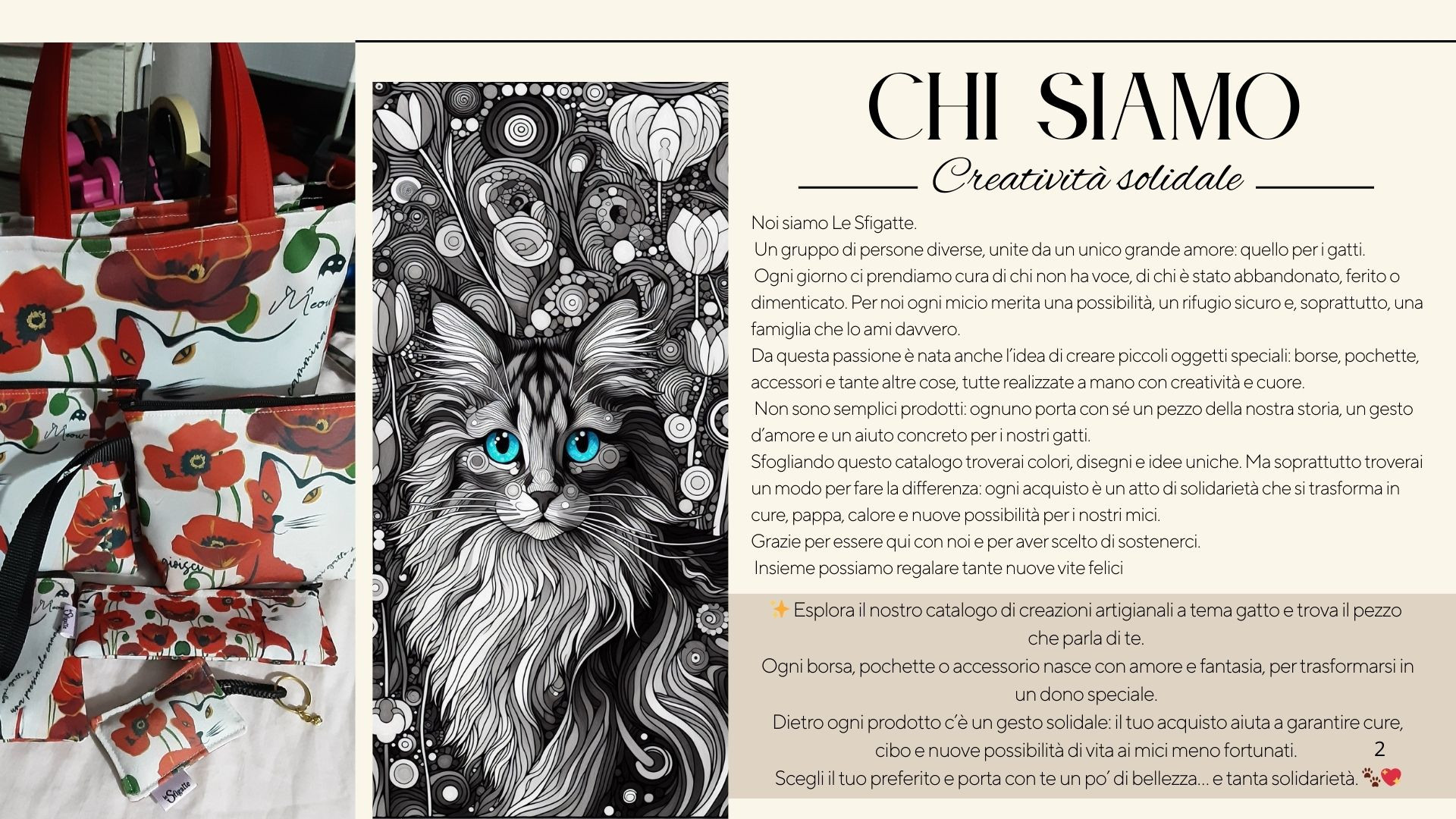 catalogo artigianato solidale Le Sfigatte