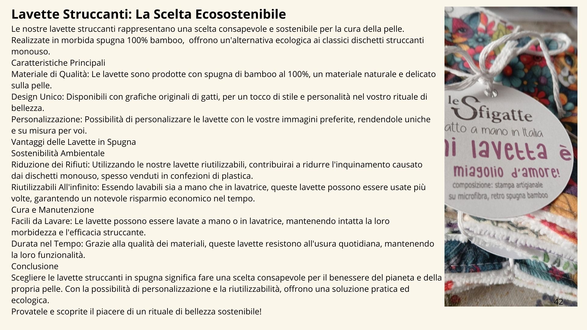 catalogo artigianato solidale Le Sfigatte